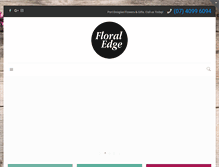 Tablet Screenshot of floraledge.com.au